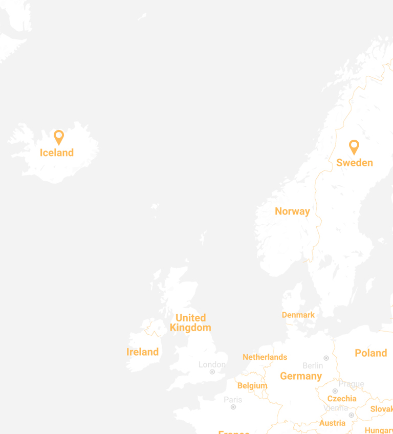 Datacenters map
